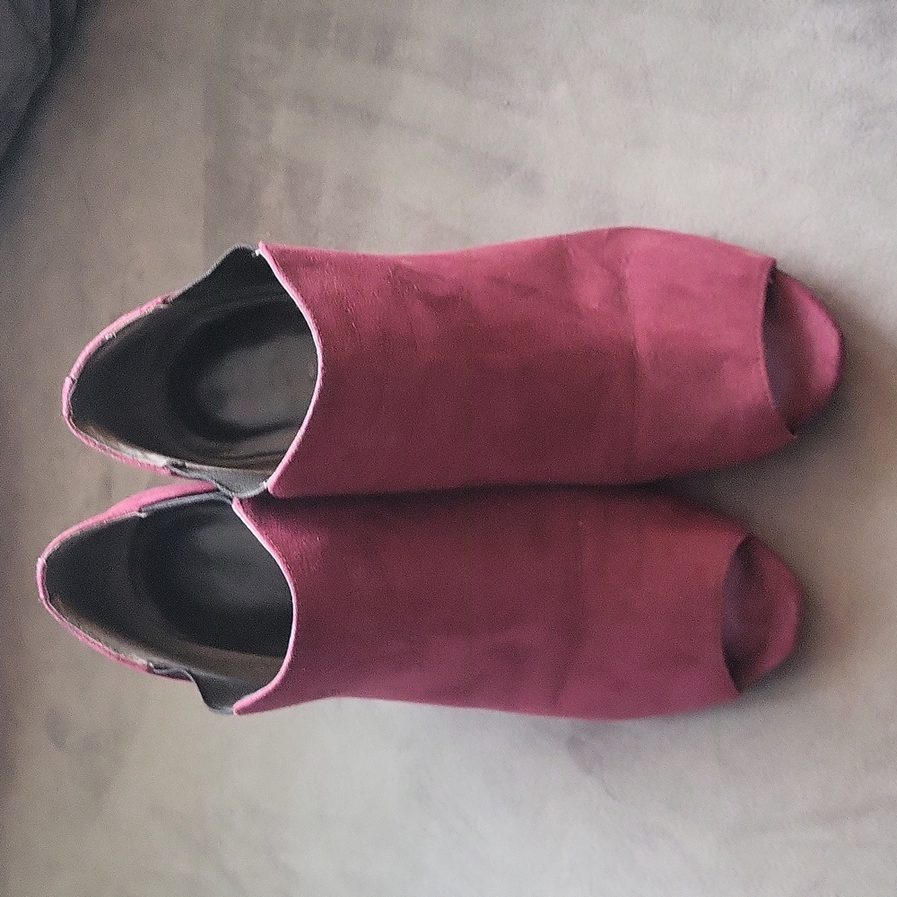 High healed booties shoes